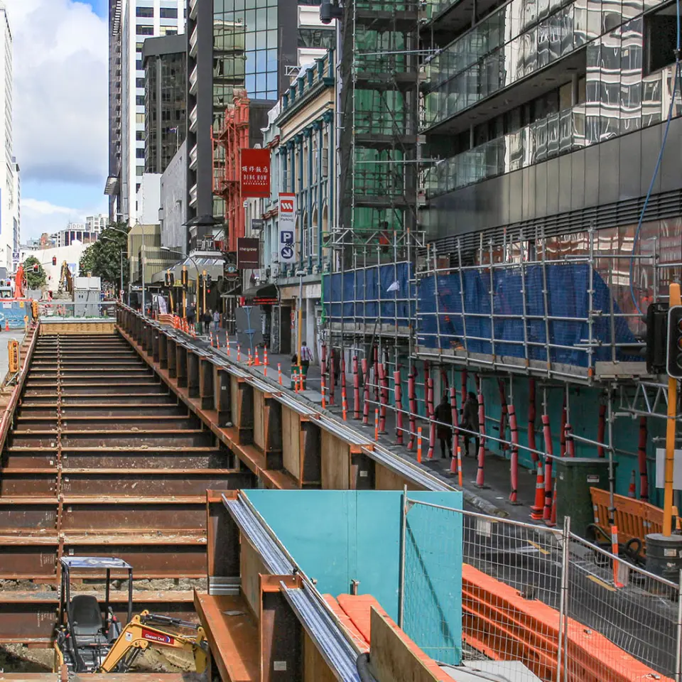 Stellar Projects   City Rail Link project   Albert Street